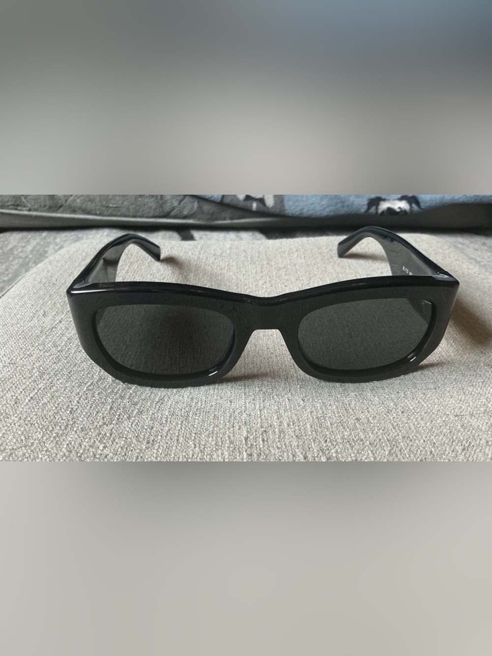 Saint Laurent Black SL 713 Rectangular Men’s Sunglasses